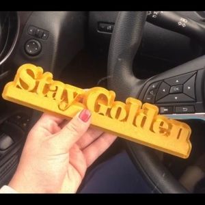 3D slogan (word) of your choice.